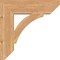 Ekena Millwork Thorton Slat Smooth Bracket, Western Red Cedar, 5 1/2"W x 24"D x 24"H BKT06X24X24THR06SWR - alternate 4